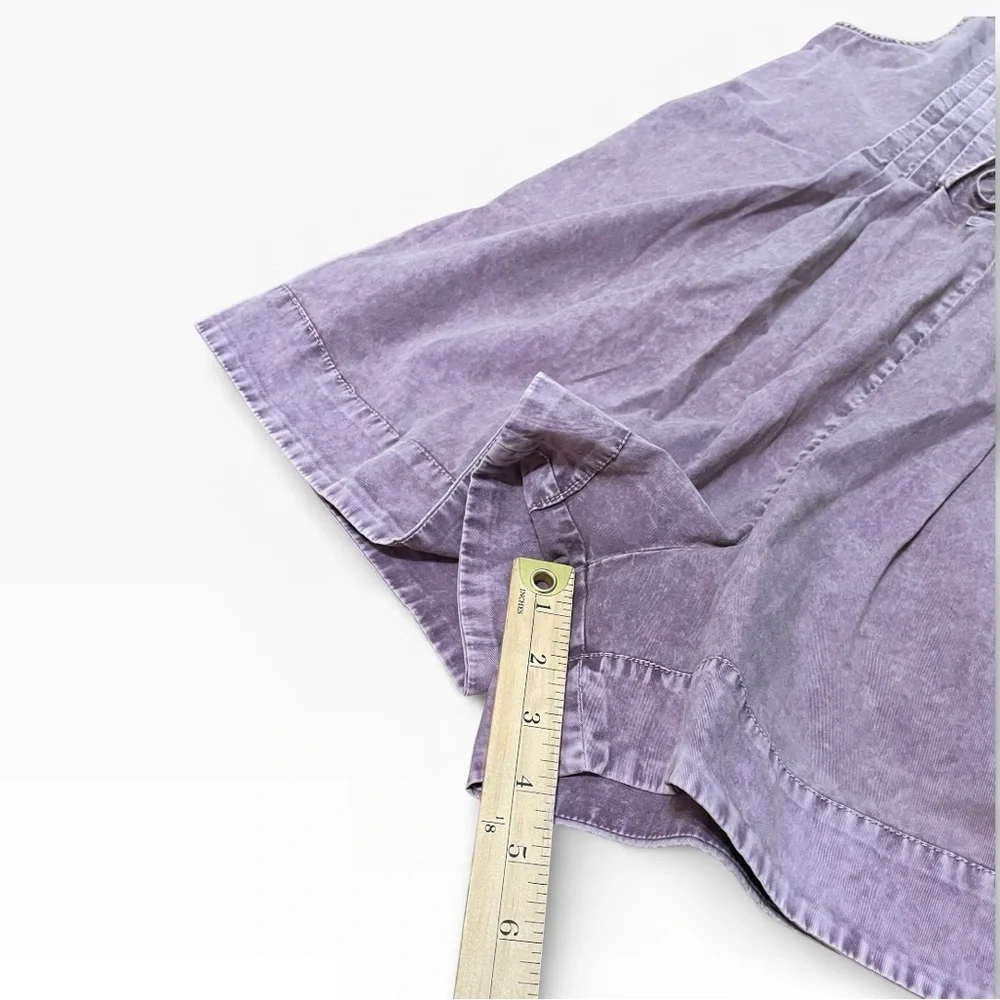 Purple Sleeveless Romper Size M - Picture 4 of 7
